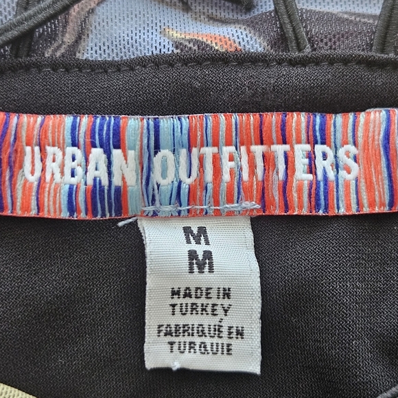 Urban Outfitters Butterfly Print Wild Seam Slip Dress Sz MED Whimsigoth Punk - Picture 12 of 13